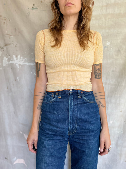 70s Blank Yellow/Orange Tee