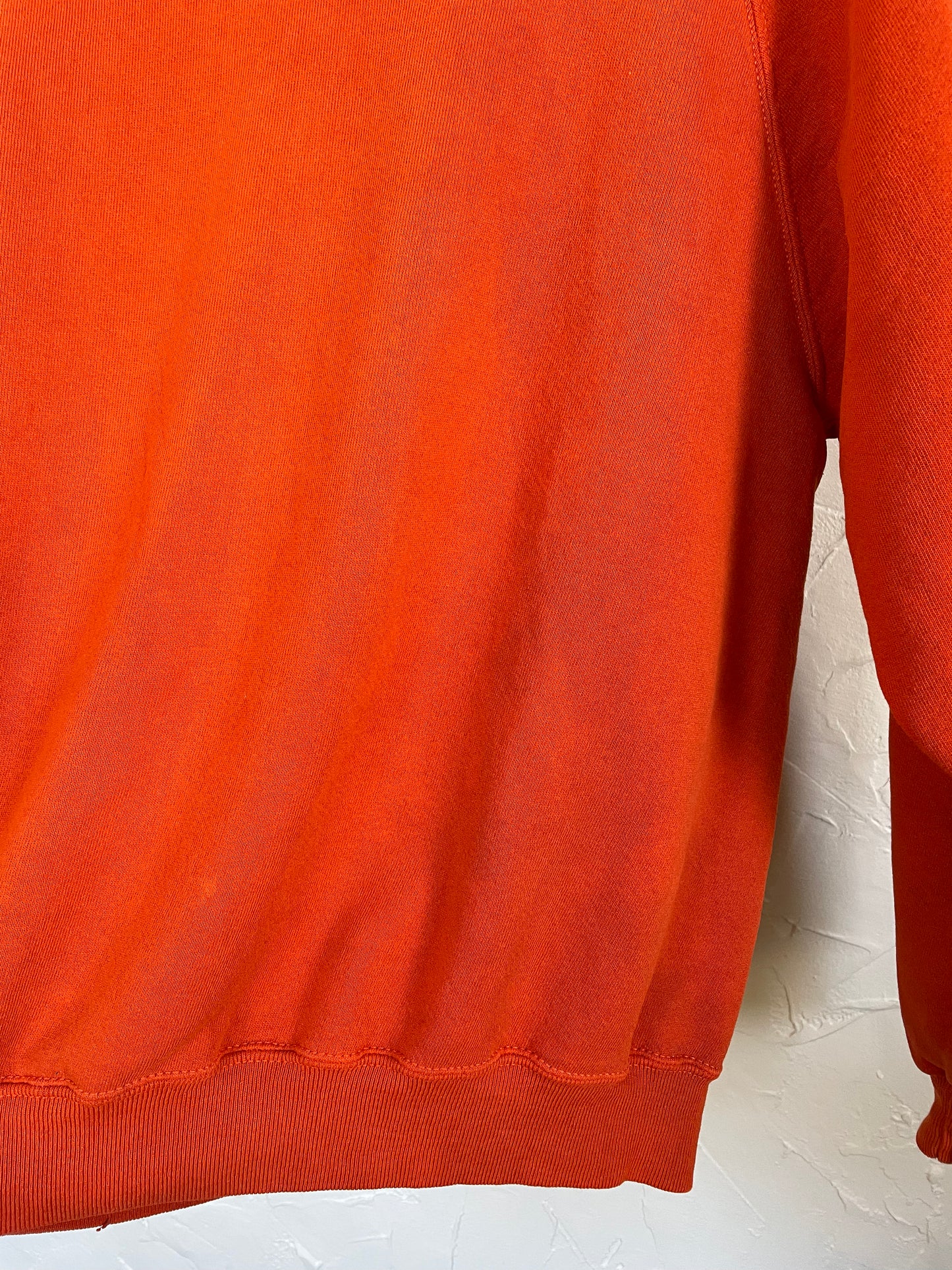 80s Blank Orange Sweatshirt
