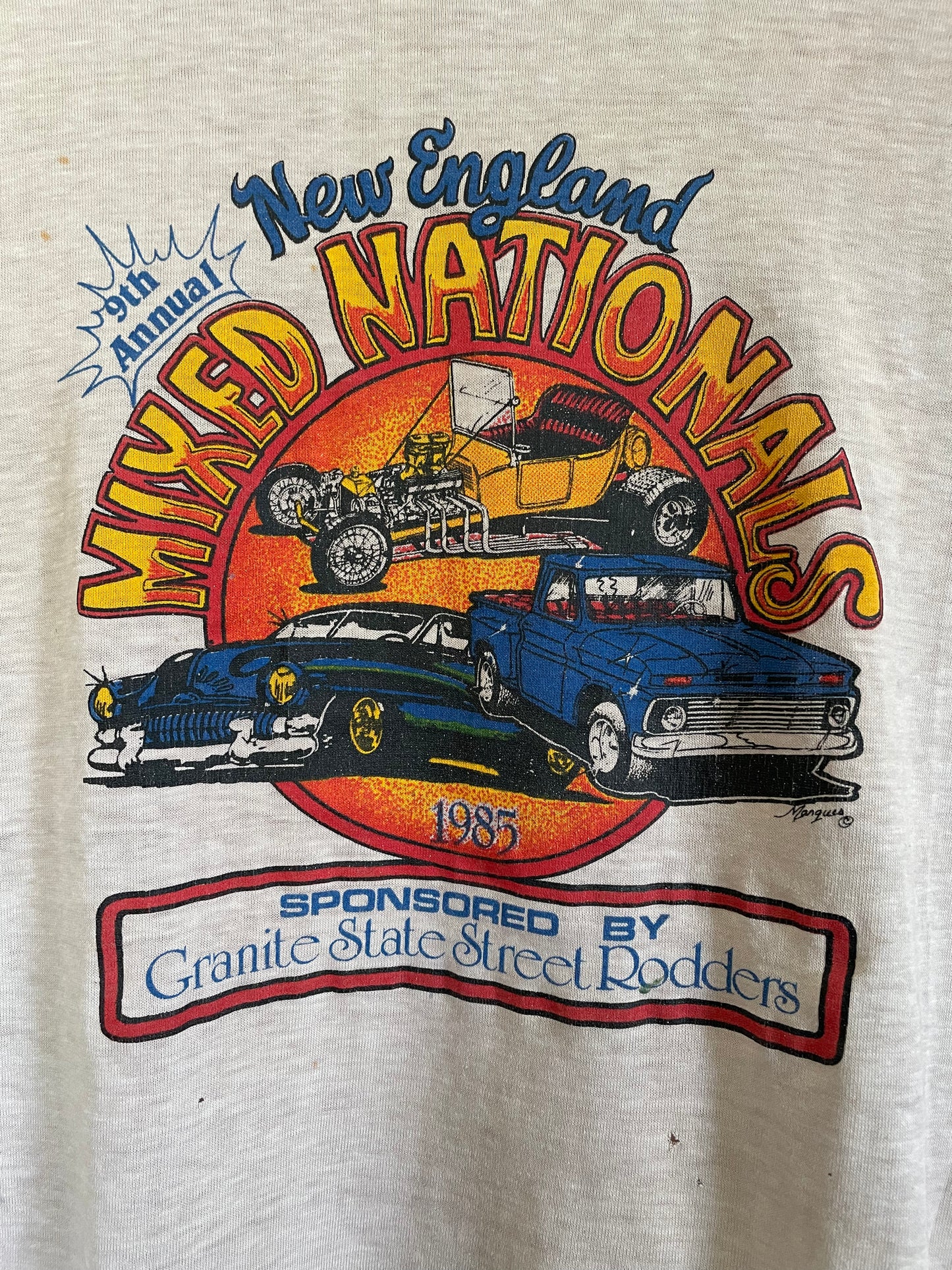 80s New England Mixed Nationals Car Show Tee