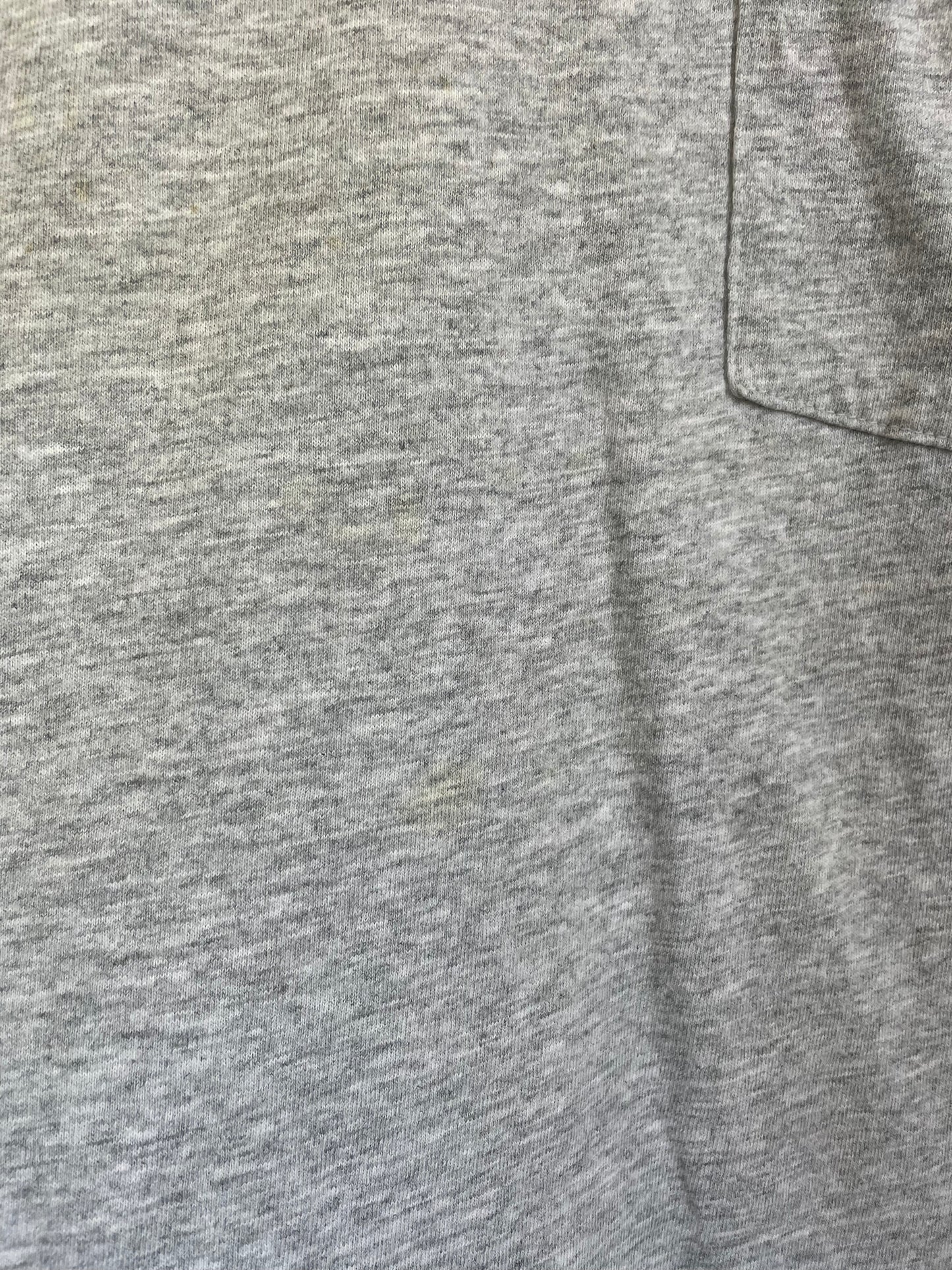 80s Heather Grey Pocket Tee