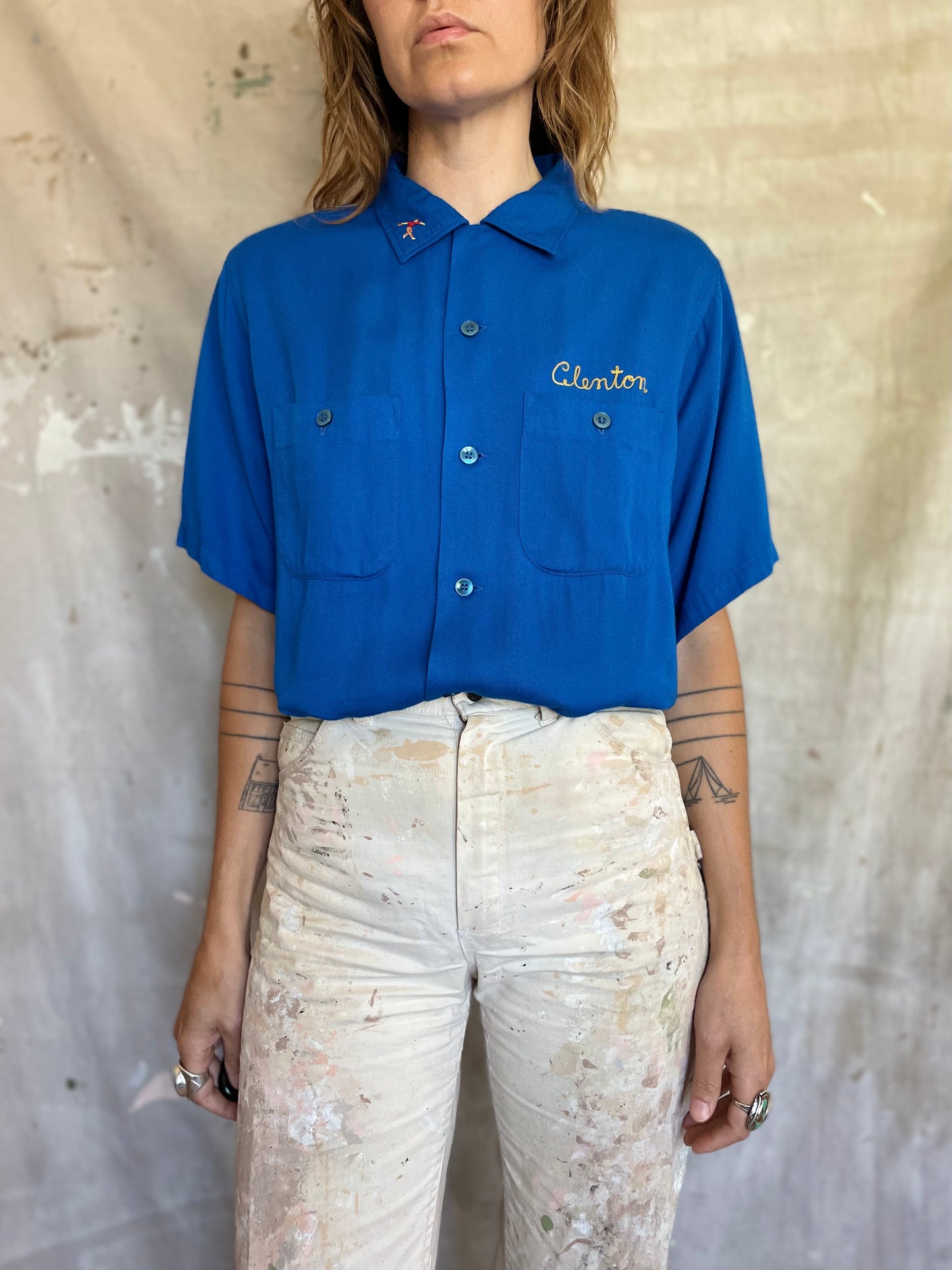 50s Sun Oil Company Sunoco Bowling Shirt