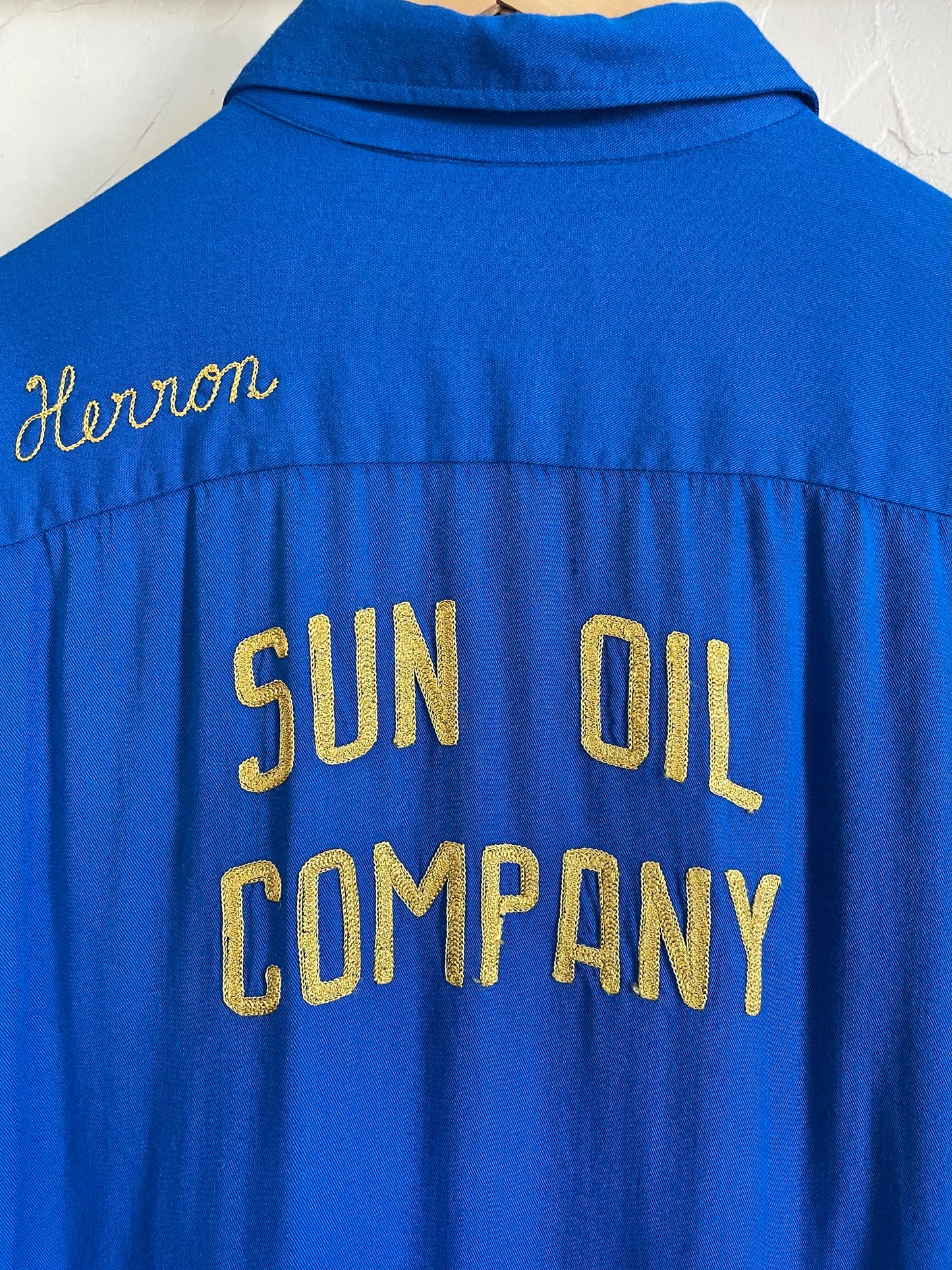 50s Sun Oil Company Sunoco Bowling Shirt