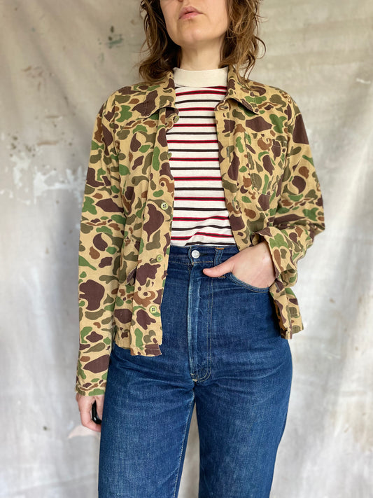 70s Duck Camo Shirt Jacket