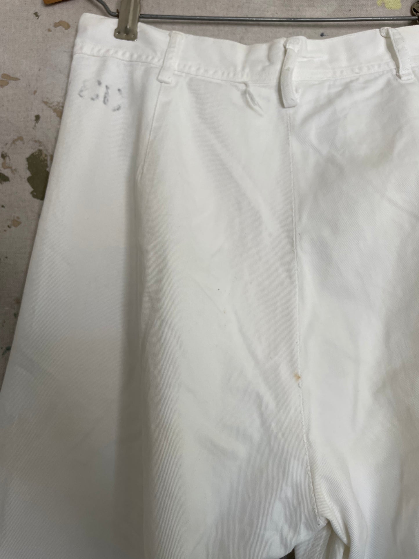 60s USN White Service Uniform Sailor Pants