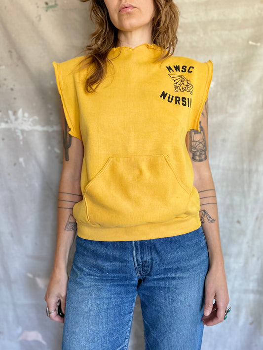 70s MWSC Nursing Cut Off Sweatshirt