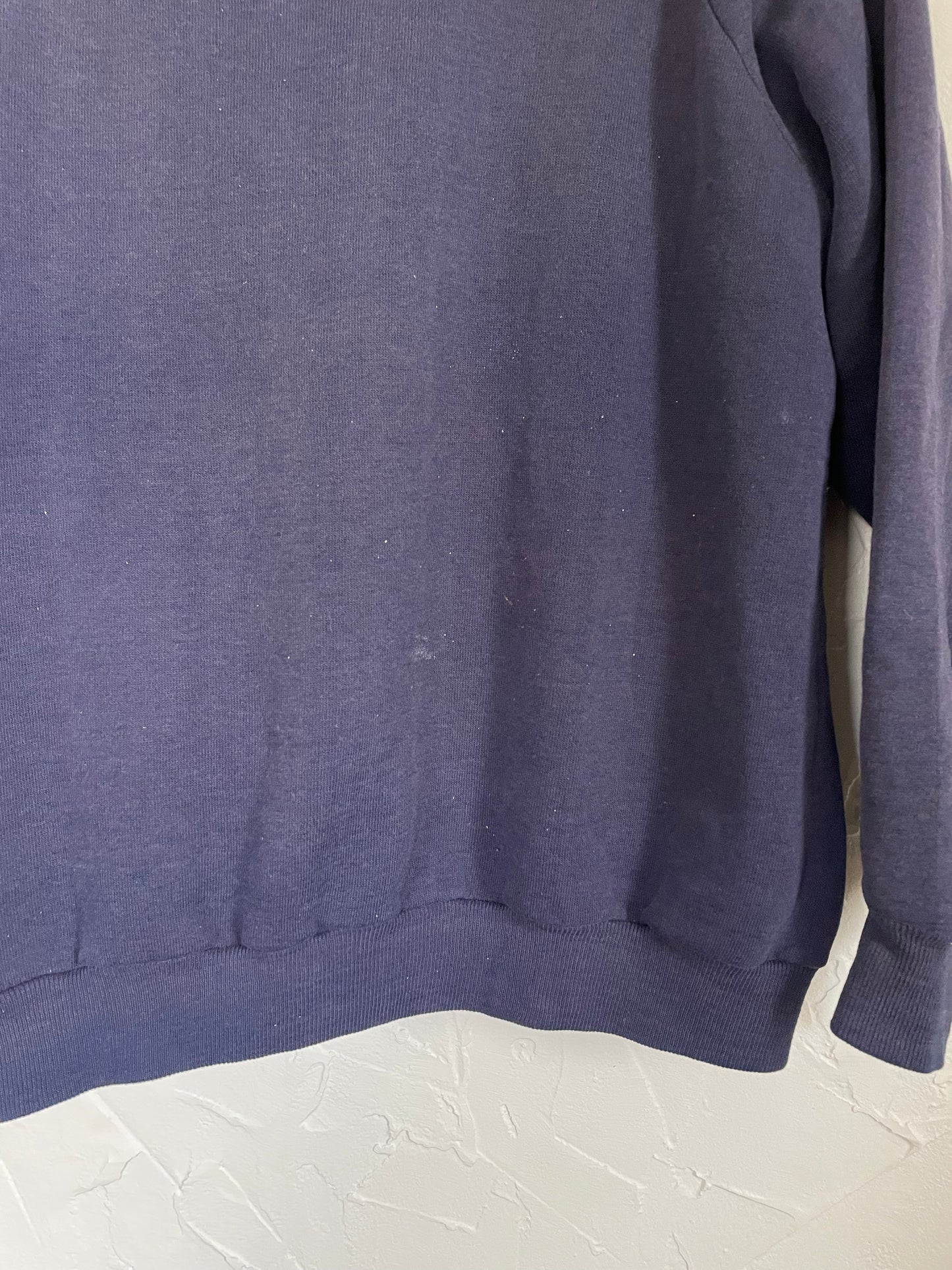 70s/80s Blank Navy Blue Sweatshirt