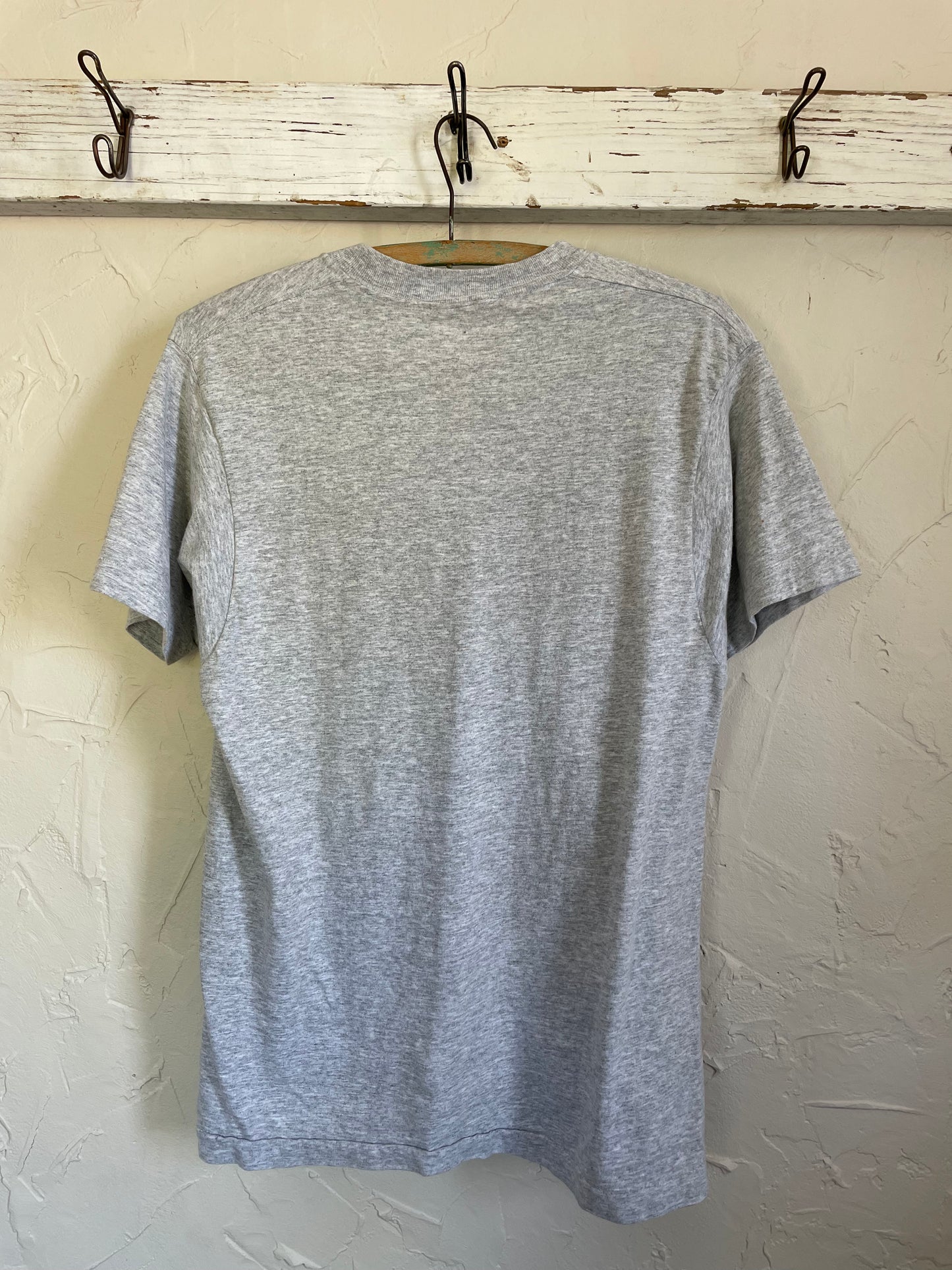 80s Heather Grey Pocket Tee