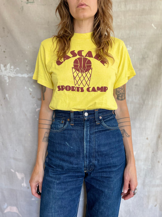 80s Cascade Basketball Sport Camp Tee