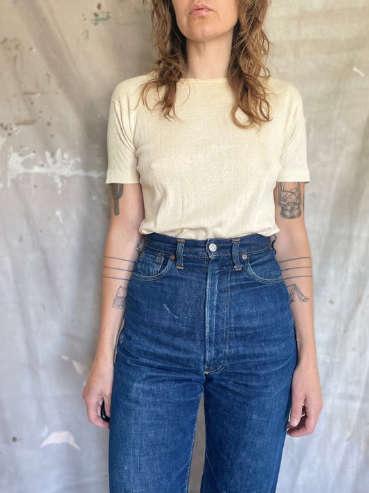 40s Pilgrim Ribbed Tee