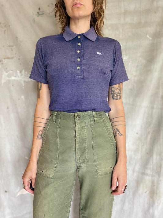 80s Faded Lacoste Polo Shirt