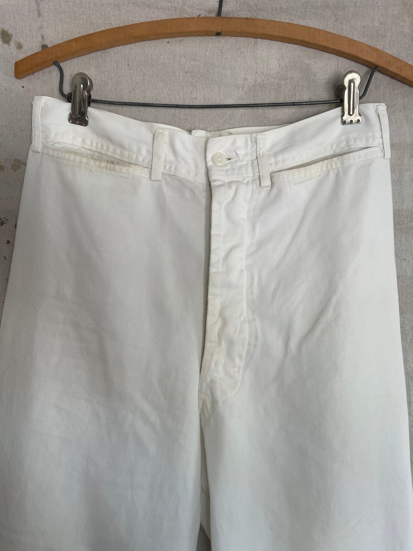 60s USN White Service Uniform Sailor Pants