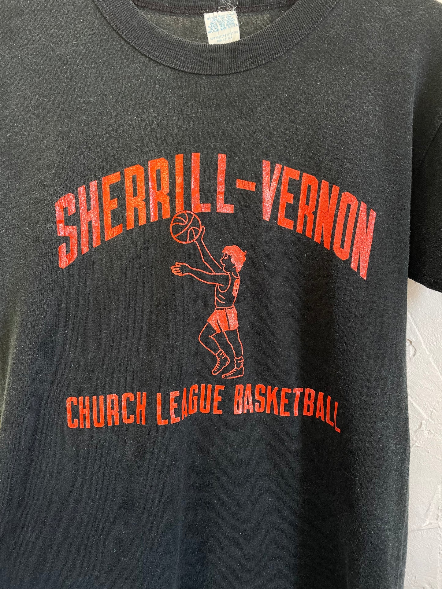 70s Sherrill-Vernon BasketballTee