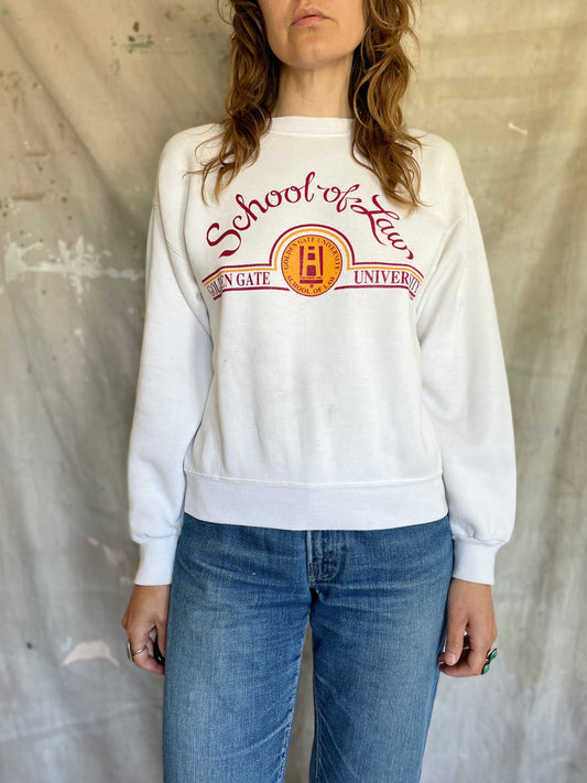 Vintage 90s School Of Law, Golden Gate University Sweatshirt