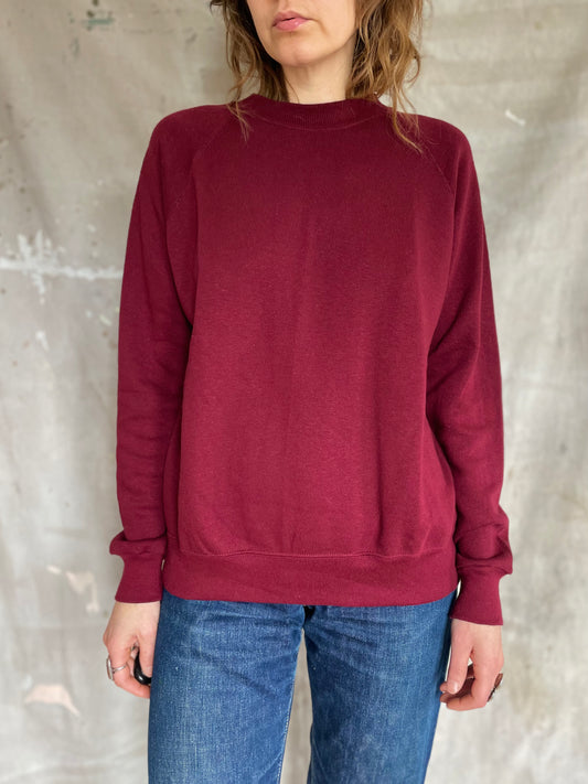 80s Maroon Sweatshirt