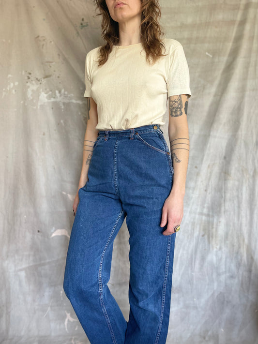 50s Side Zip Jeans