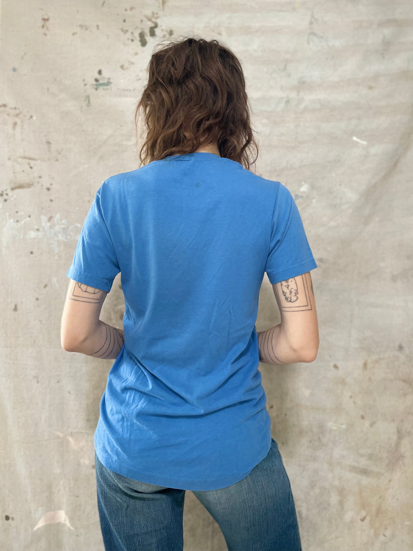 90s Blue Towncraft Pocket Tee