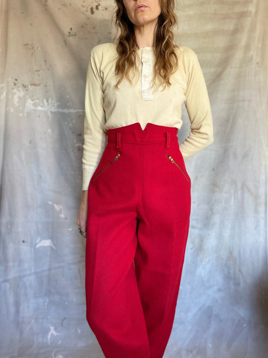 50s Side Zip Ski Pants