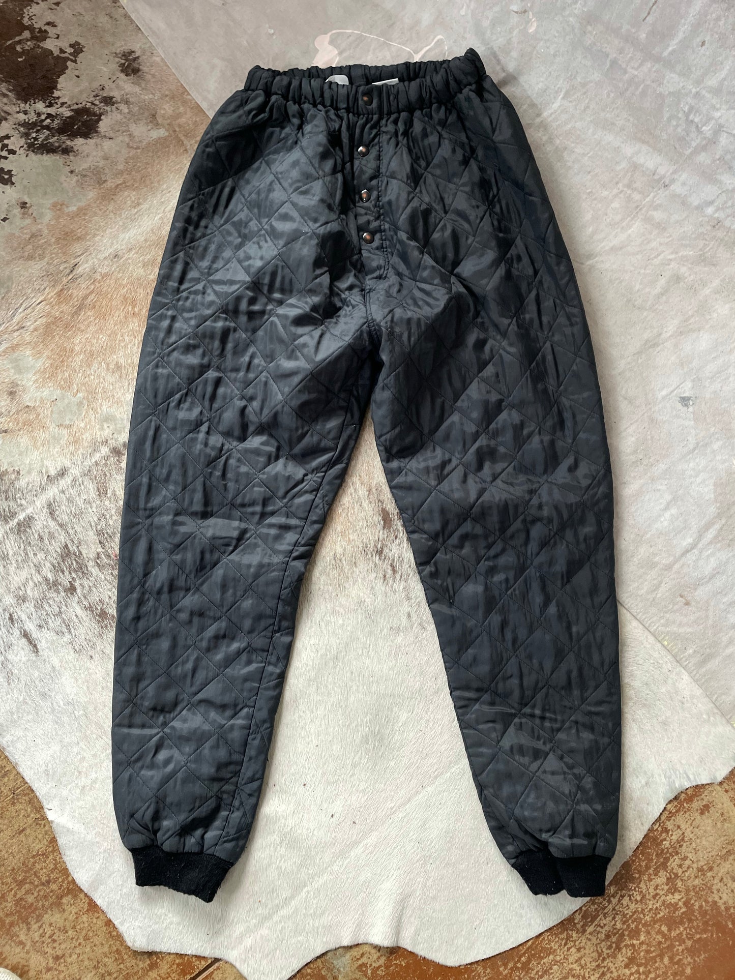 Black Walls Quilted Pants