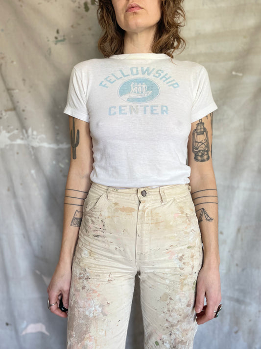 50s Champion Running Man Fellowship Center Tee