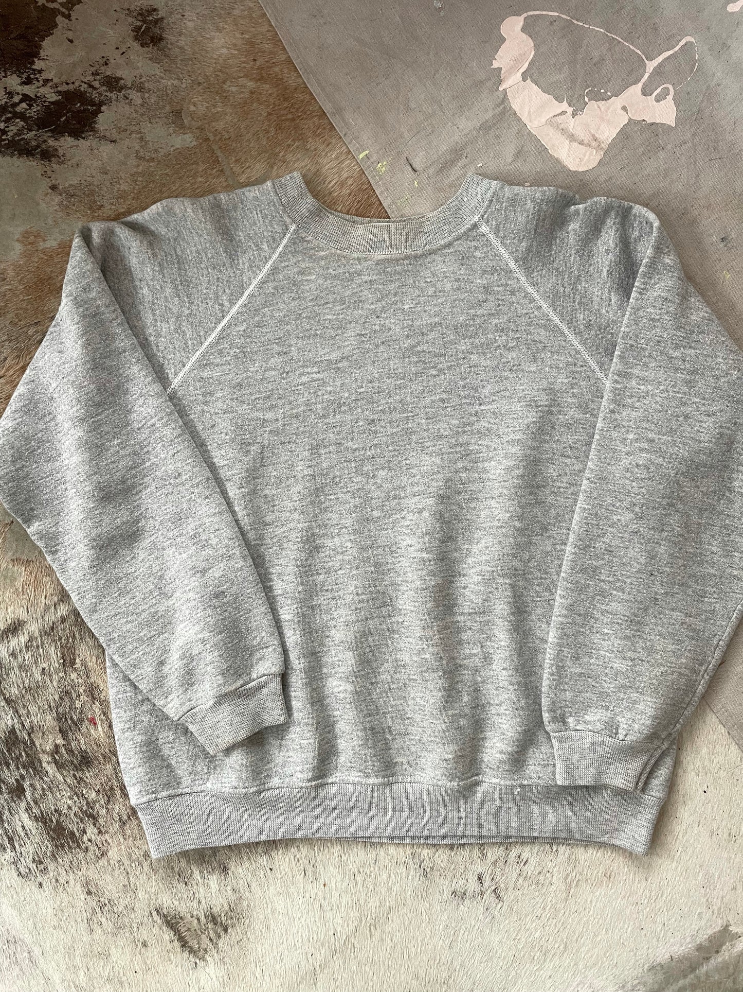 90s Blank Gray Hanes Sweatshirt
