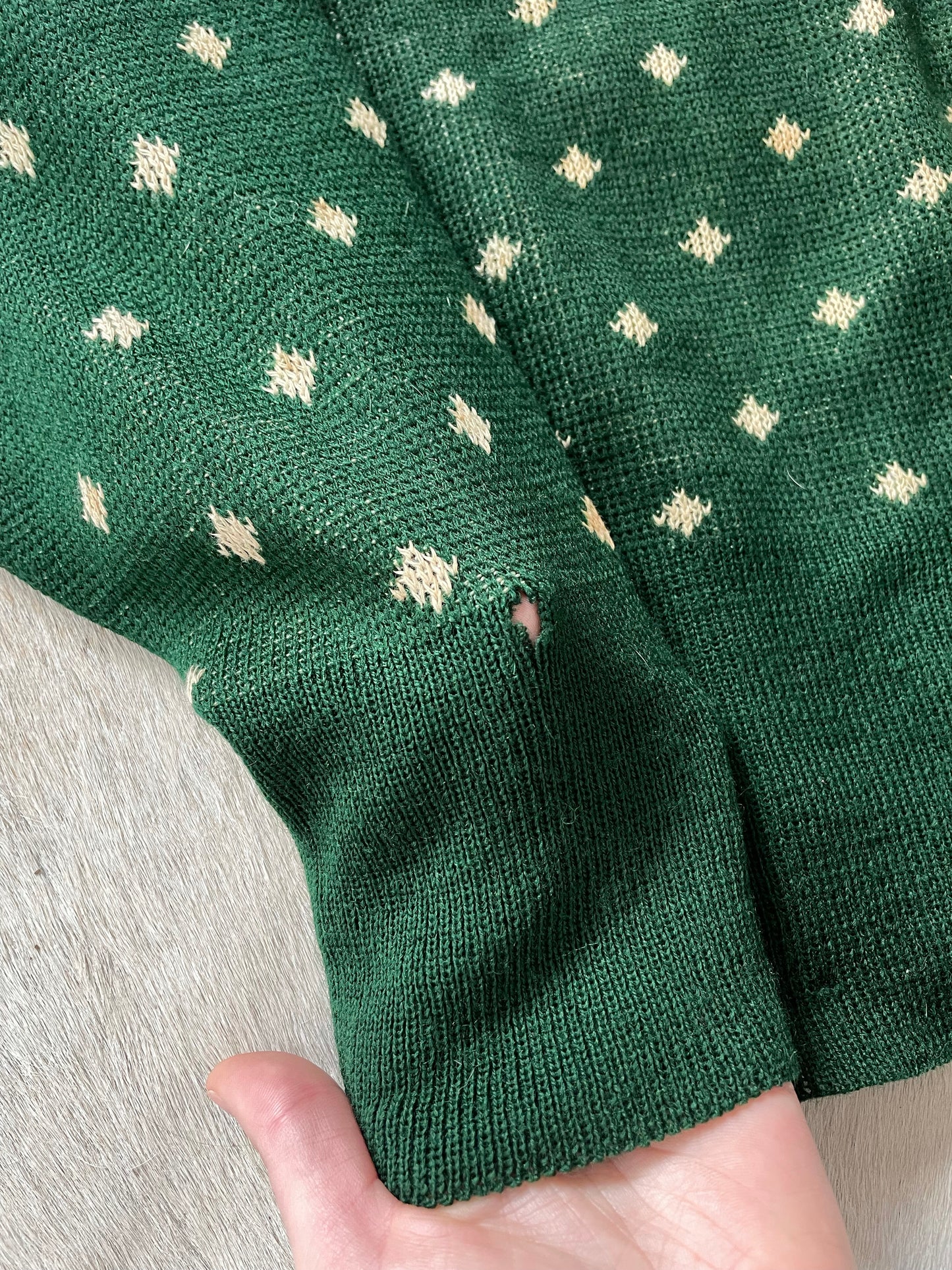 40s/50s Holiday Reindeer Sweater