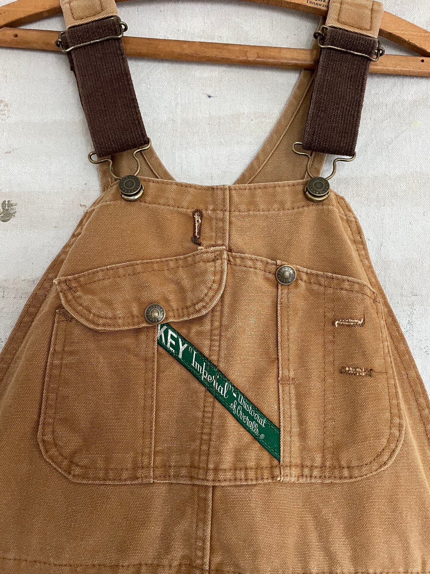 80s Key Imperial Double Knee Overalls