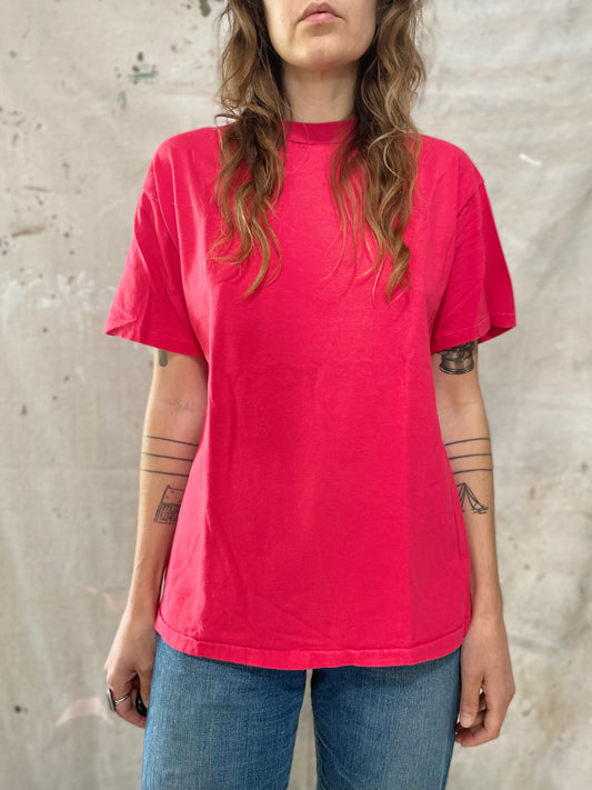 90s Reddish Pink Hanes Tee