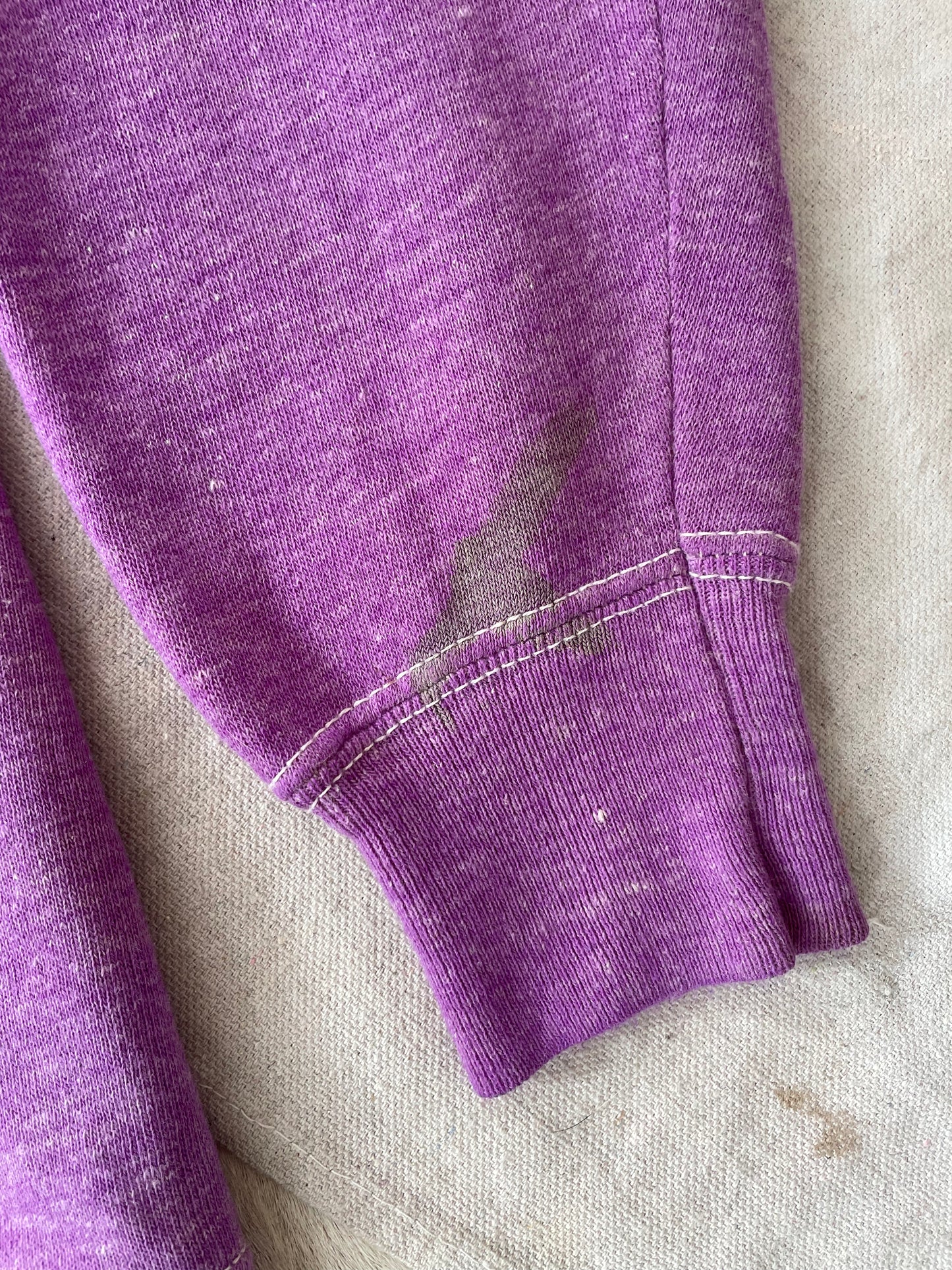 70s/80s Bright Lavender Sweatshirt