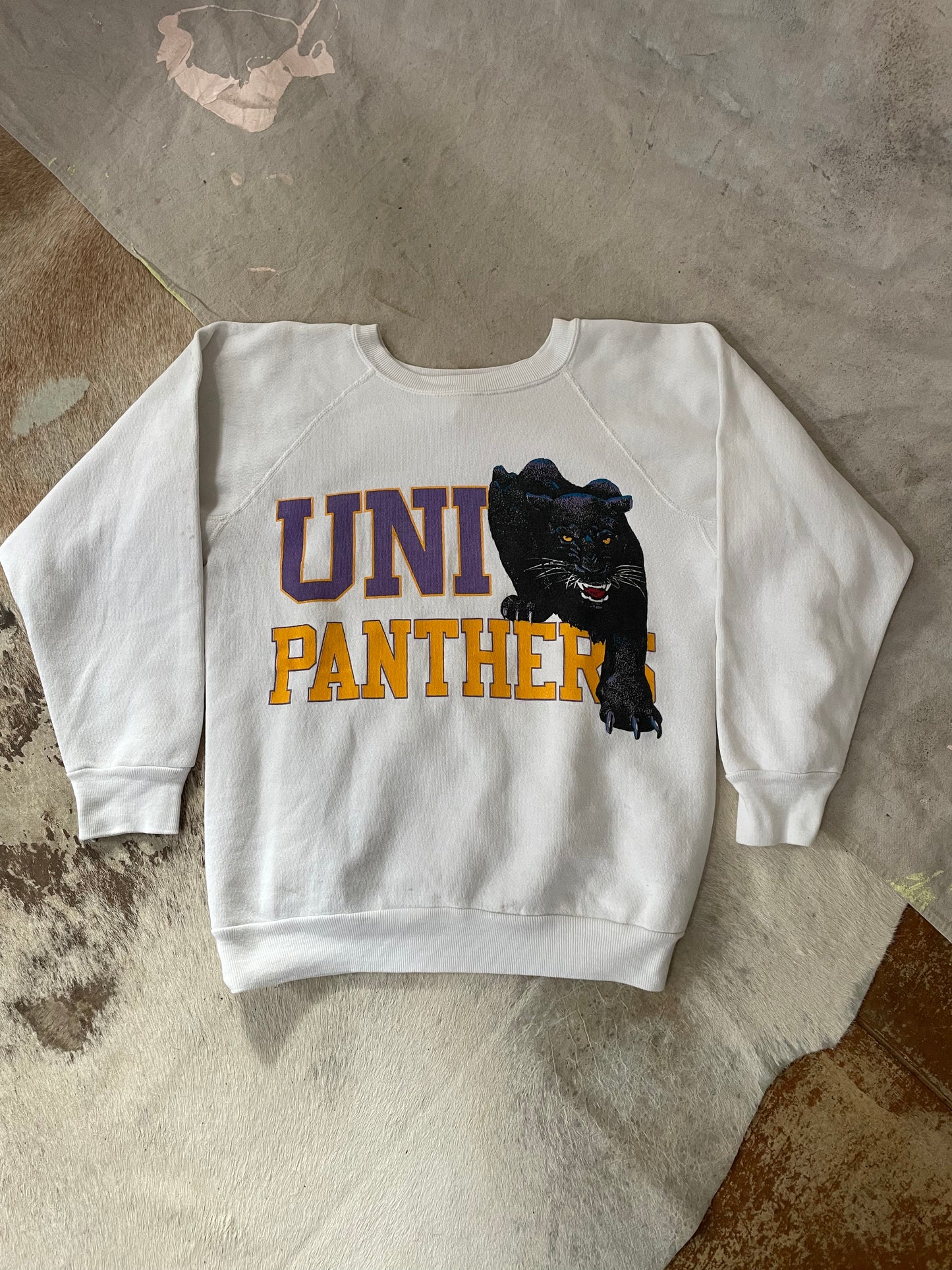 80s UNI Northern Iowa Panthers Sweatshirt