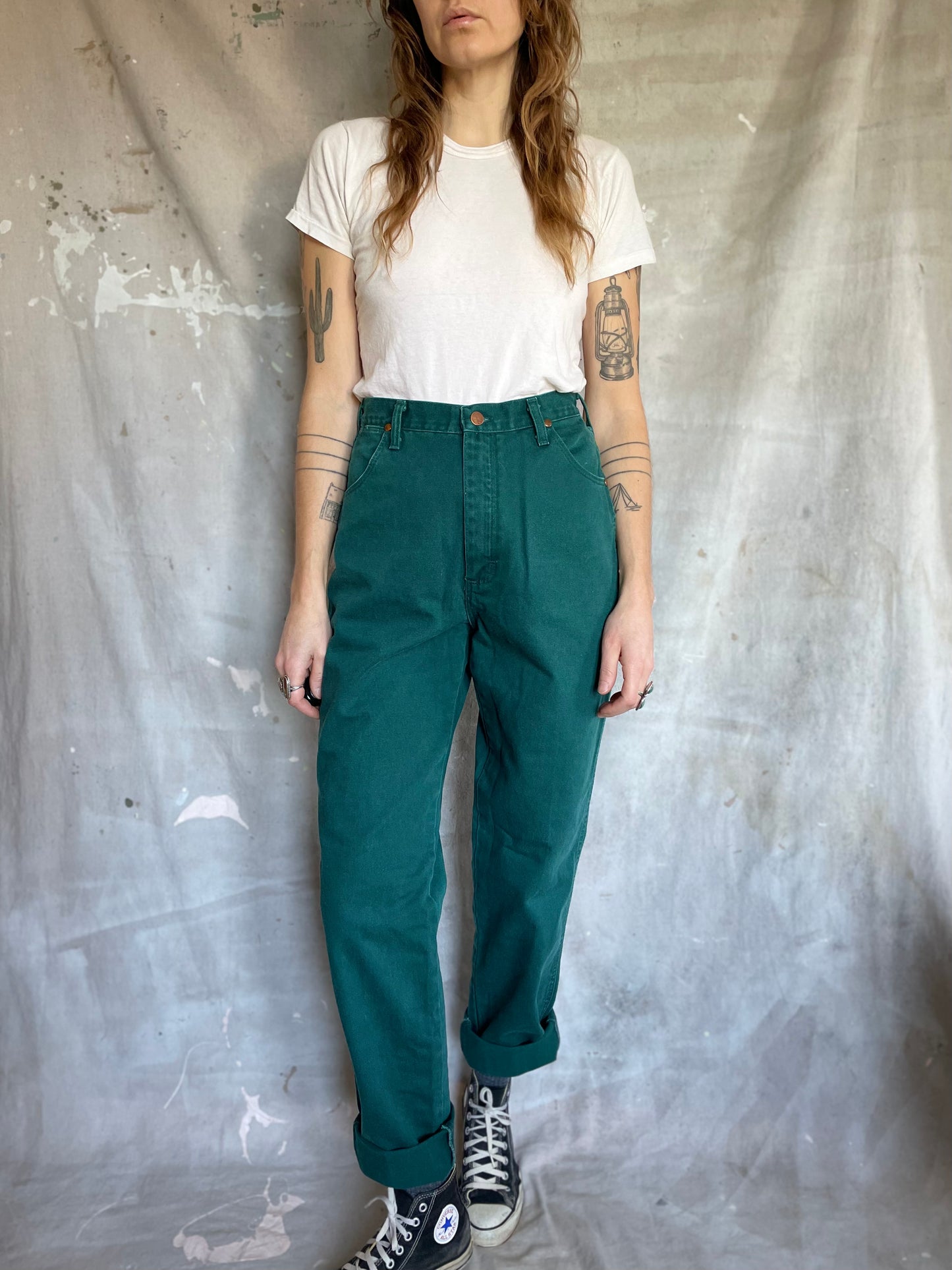 80s Green Wrangler Jeans