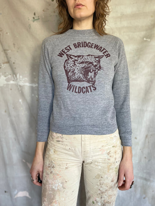 80s West Bridgewater Wildcats Sweatshirt