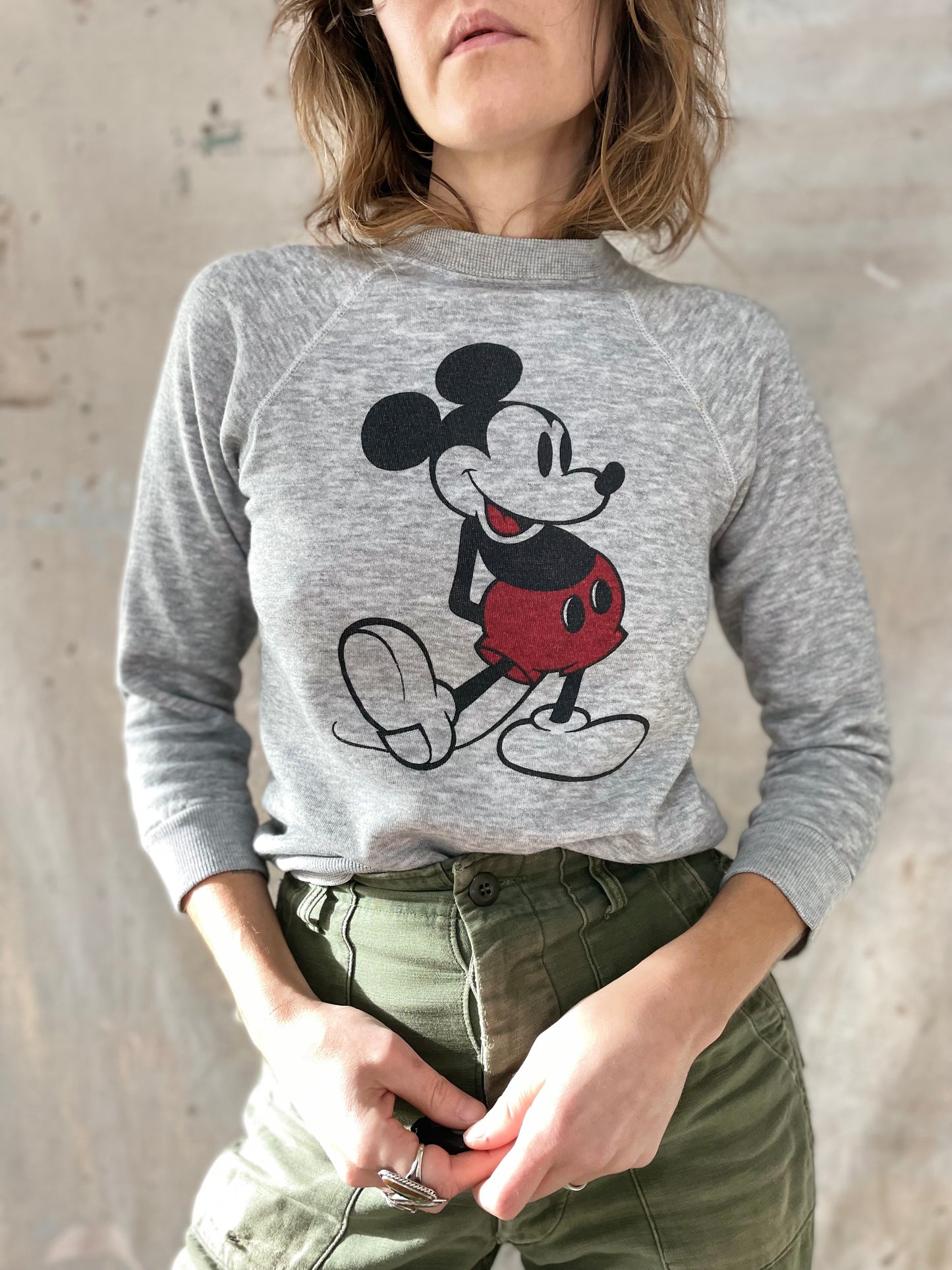 Micky Mouse Pullover Sweatshirt
