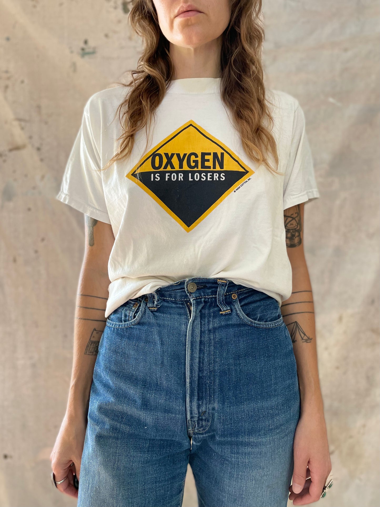 90s Oxygen Is For Losers Tee