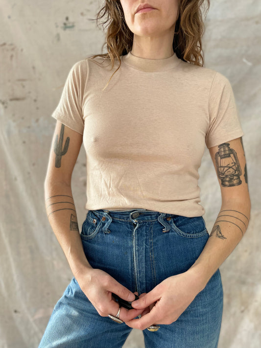 70s Blank Tan Tee