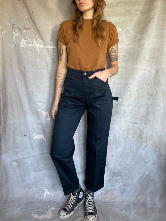 80s Deadstock Black DeeCee Carpenter Pants