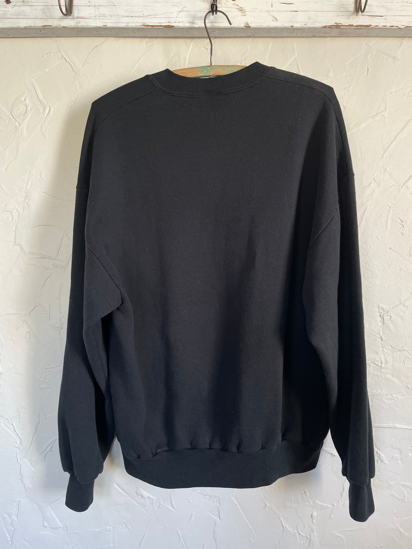 80s Blank Black Sweatshirt