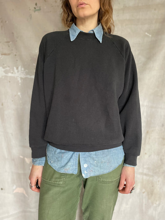 90s Blank Black Sweatshirt