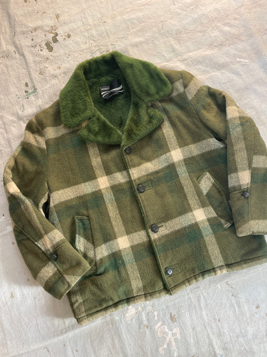 80s Montgomery Ward Plaid Western Jacket