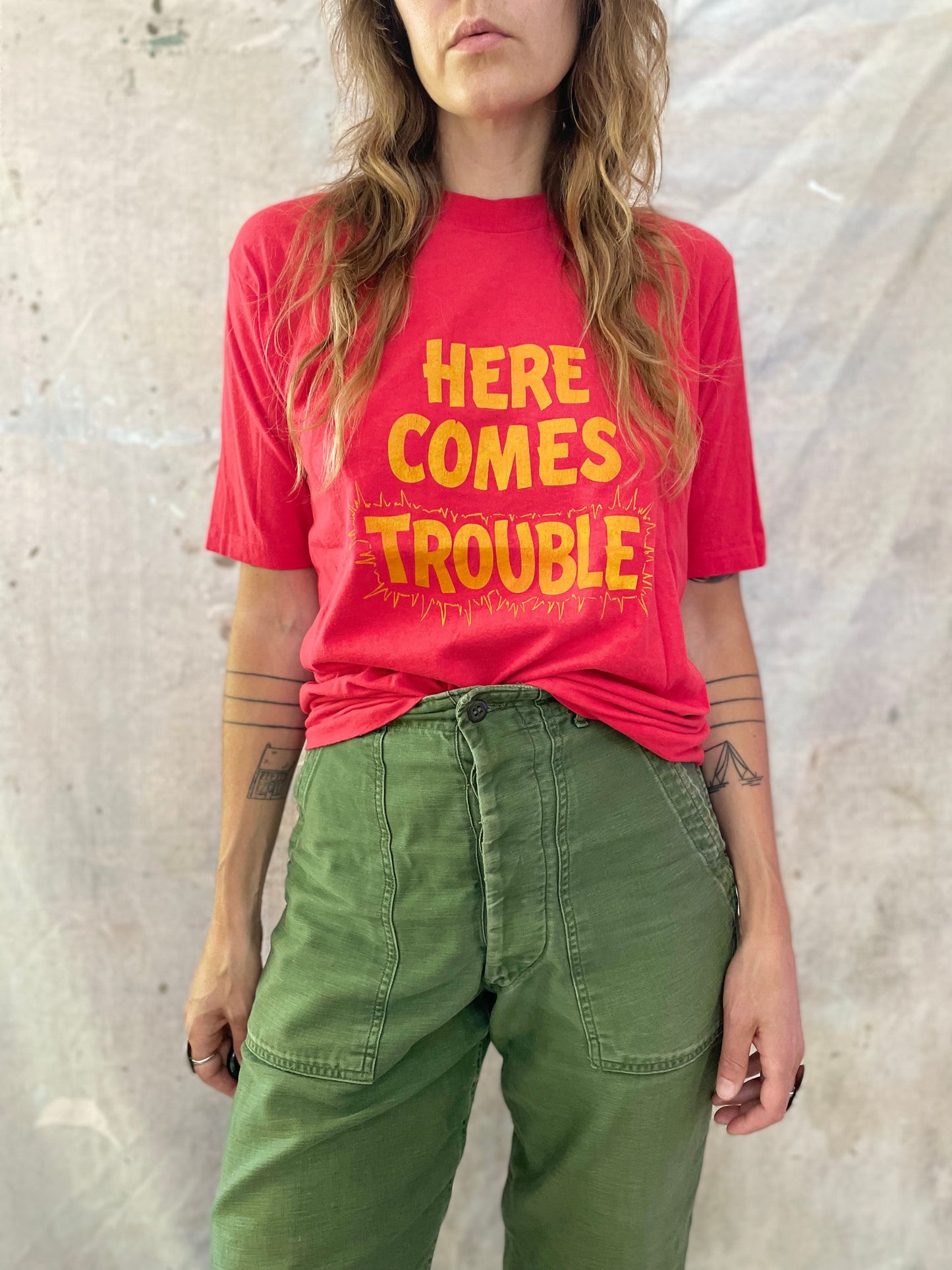 80s Here Comes Trouble Tee