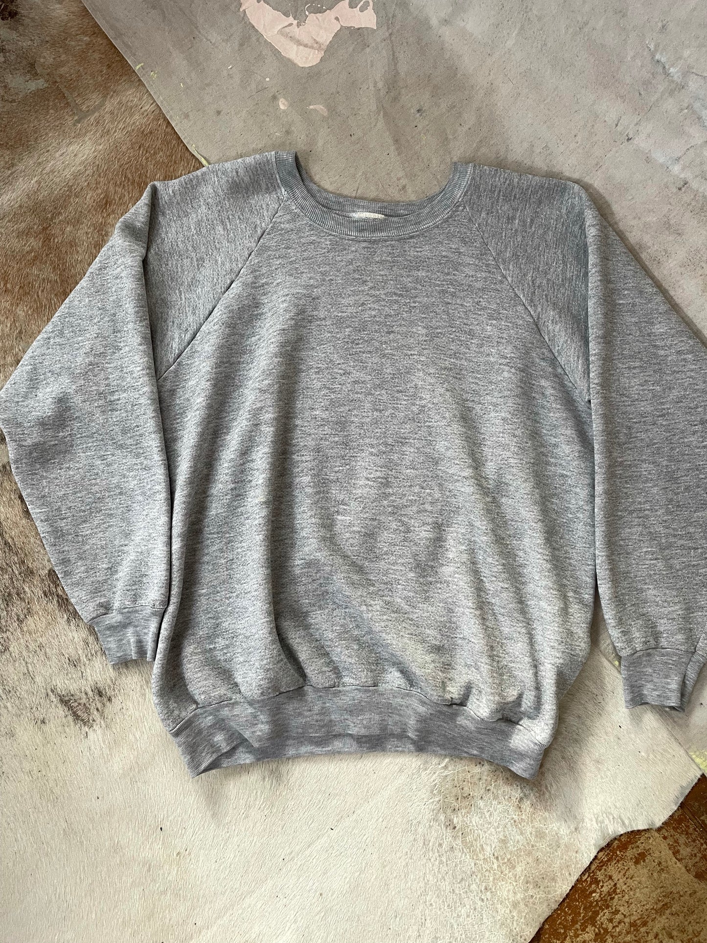 Grey Blank Sweatshirt
