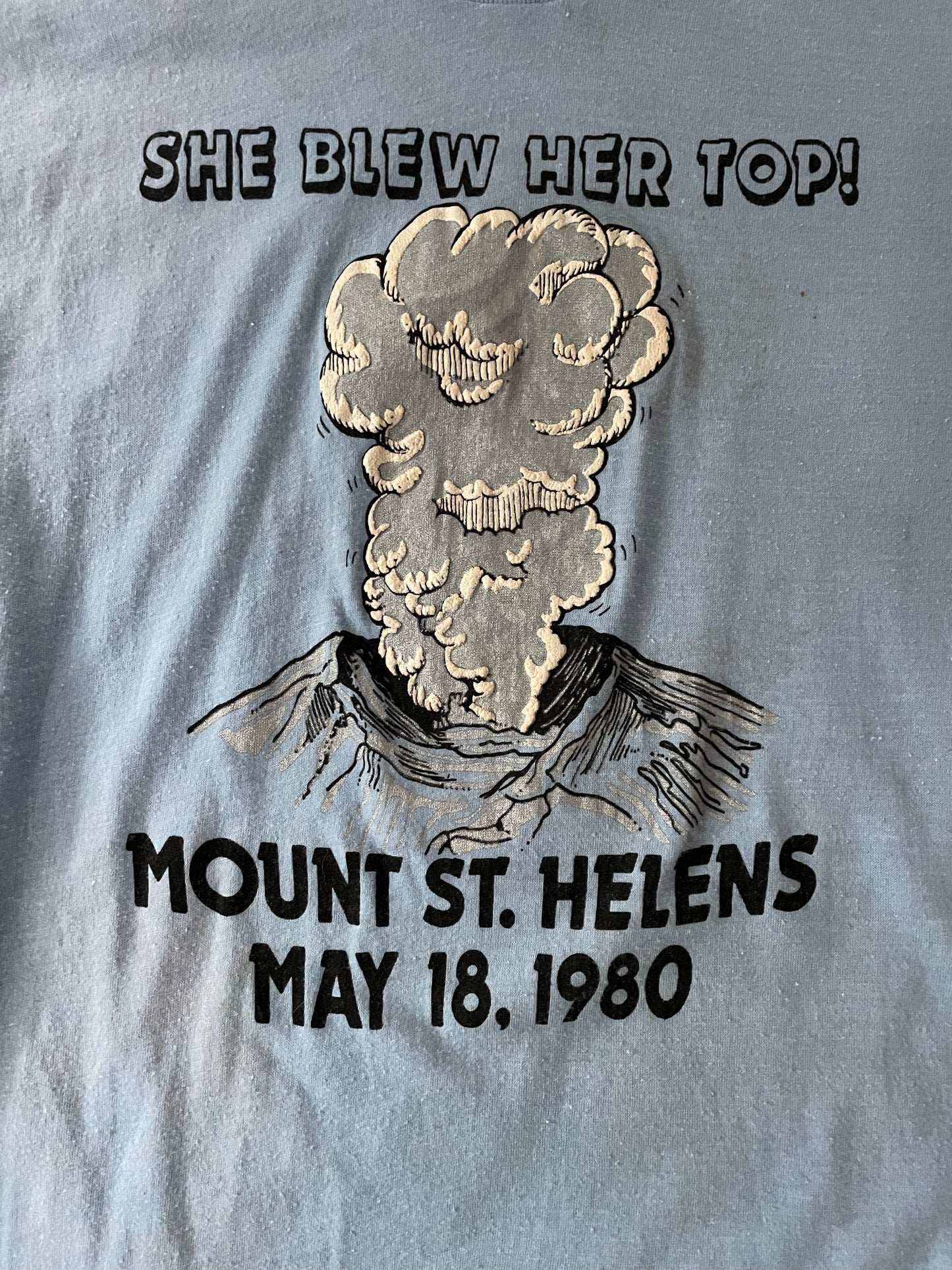 80s Mt. St. Helens “She Blew Her Top” Tee