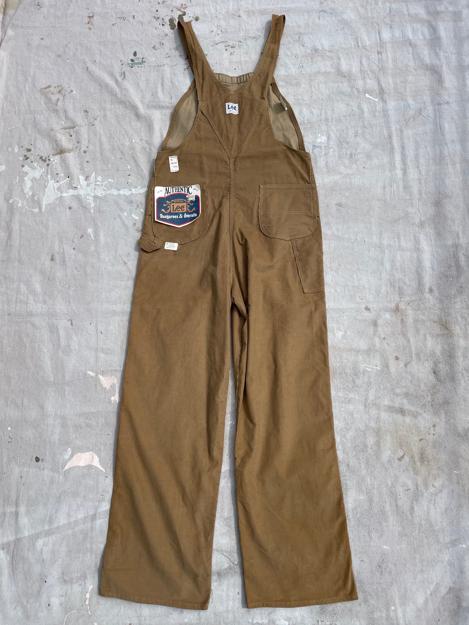 70s Deadstock Lee Corduroy Overalls