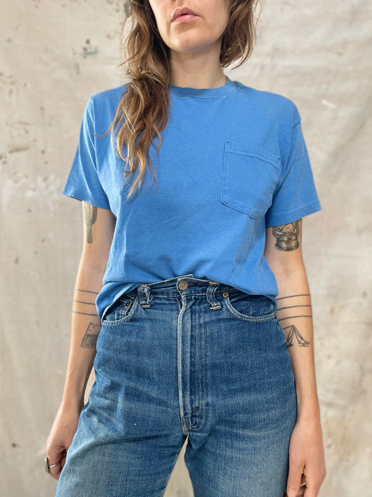 90s Blue Towncraft Pocket Tee