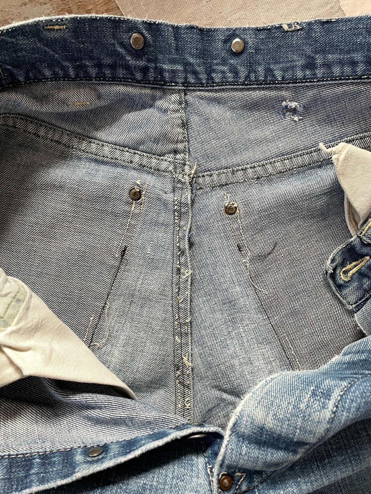 40s Can’t Bust ‘Em Crotch Rivet Jeans