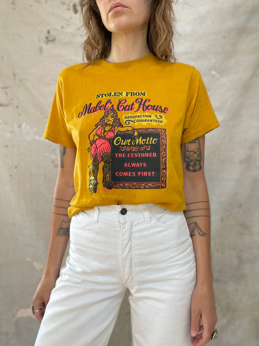 70s Roach Mabel’s Cat House Tee