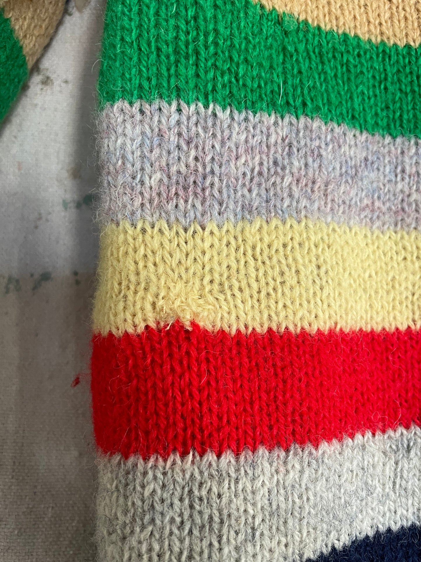 80s LaCoste Striped Sweater