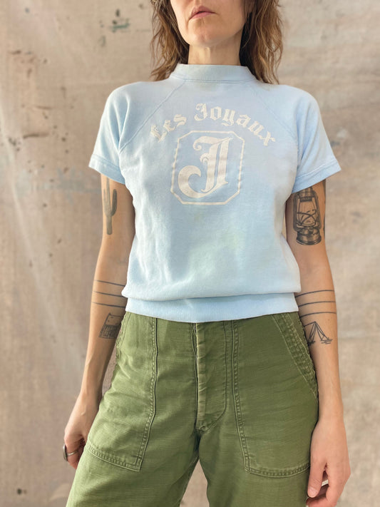 70s Les Joyaux Short Sleeve Sweatshirt