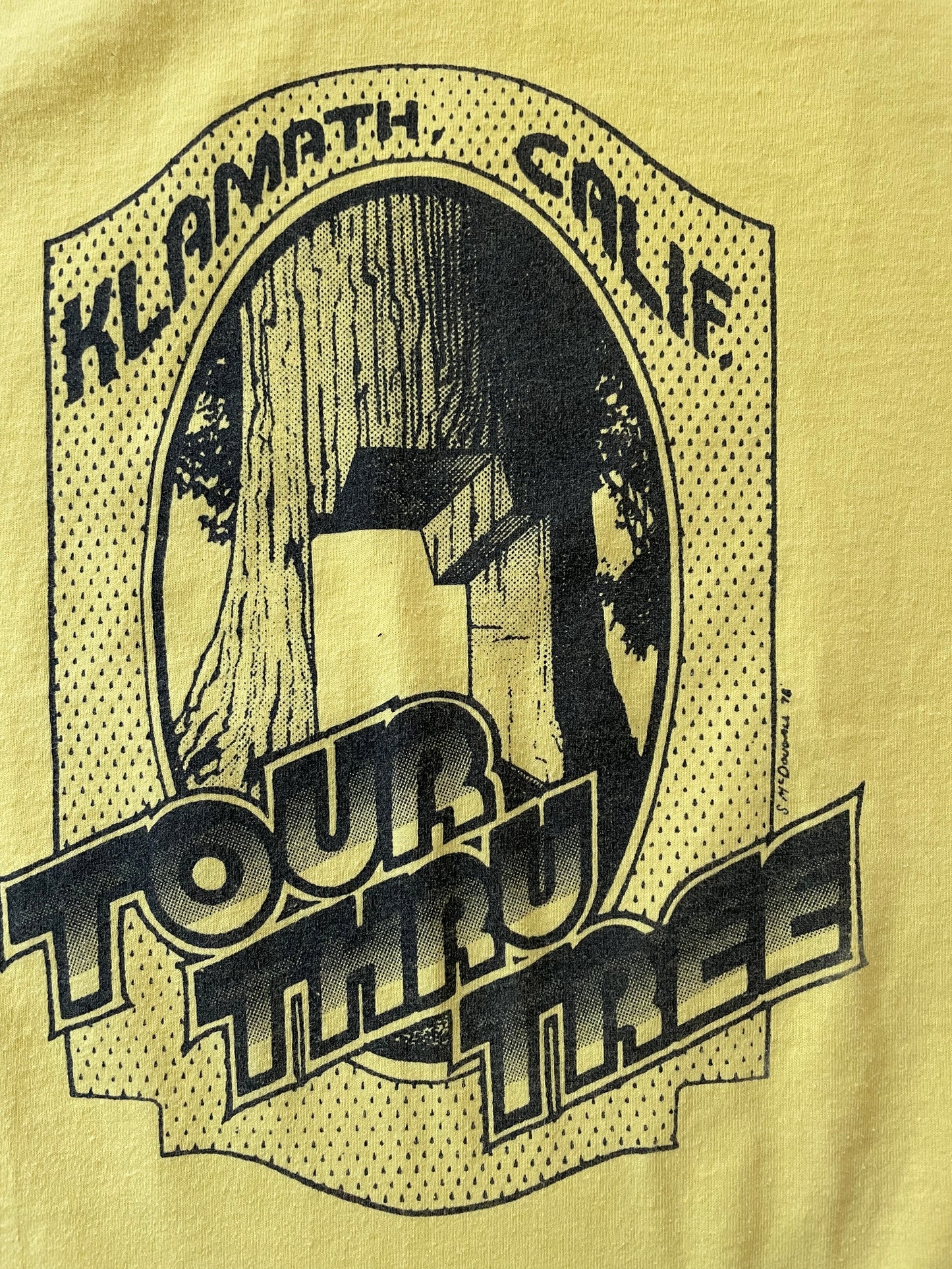 90s Tour Thru Tree, Klamath, CA Tee