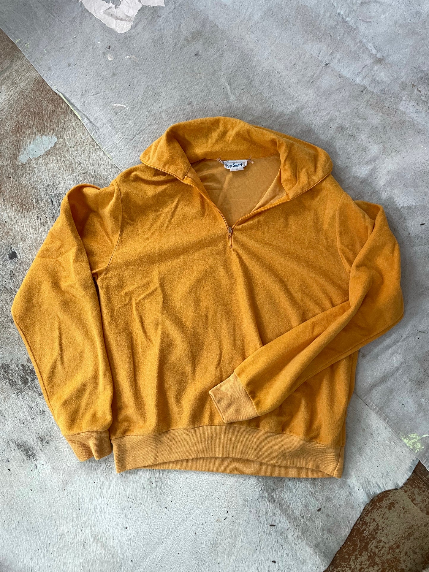 Marigold Quarter Zip Sweatshirt