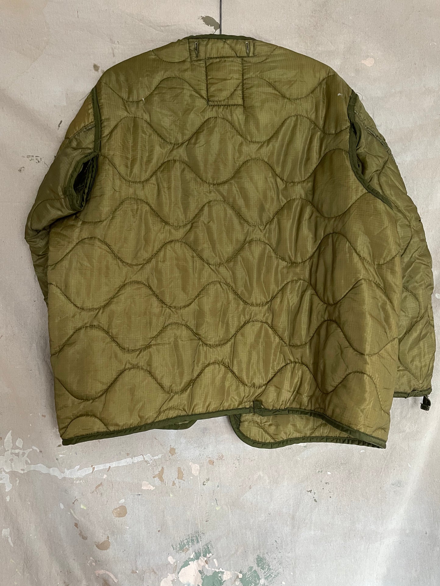 70s Army Quilted Liner Jacket